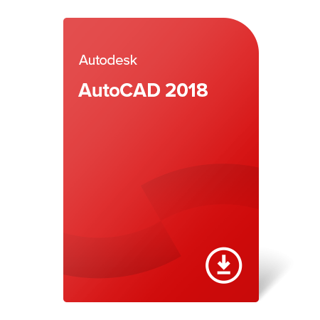 AutoCAD 2018 – proprietate perpetuă licență individuală (SLM)