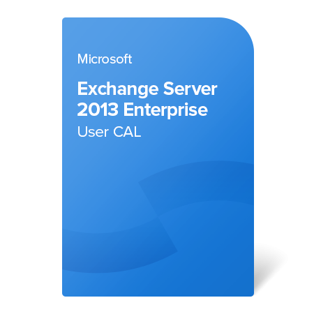 Microsoft Exchange Server 2013 Enterprise User CAL, PGI-00432 certificat electronic