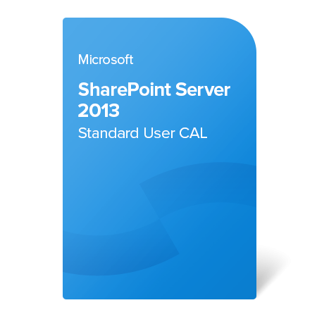 Microsoft SharePoint Server 2016 Standard User CAL, 76M-01598 certificat electronic