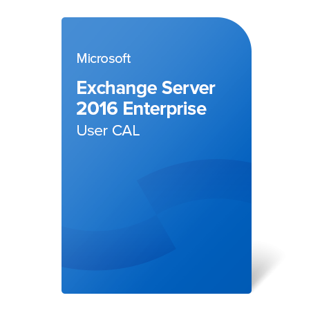 Microsoft Exchange Server 2016 Enterprise User CAL, PGI-00685 certificat electronic