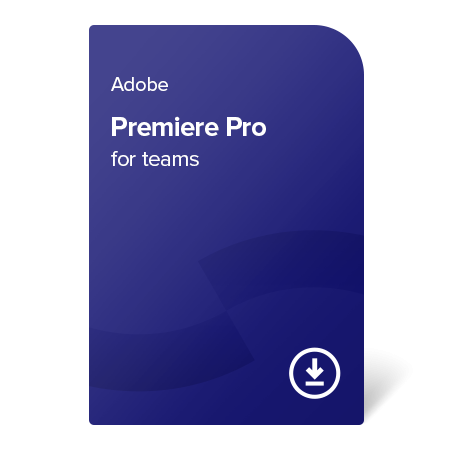 Adobe Premiere Pro for teams (Multi-Language) – 1 an digital certificate